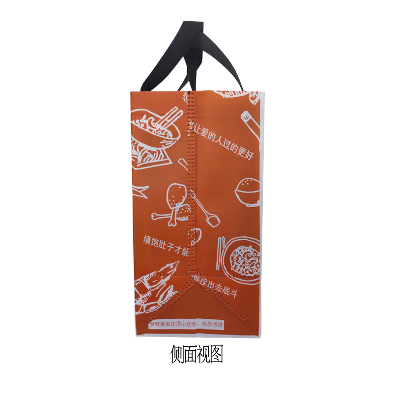 花甲粉環(huán)?？觳桶b袋側(cè)視圖